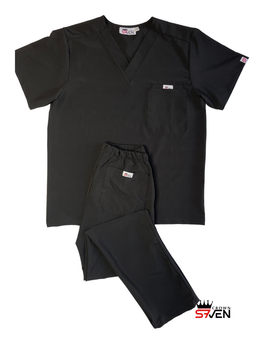 Mens Tall Scrub Sets (Black)